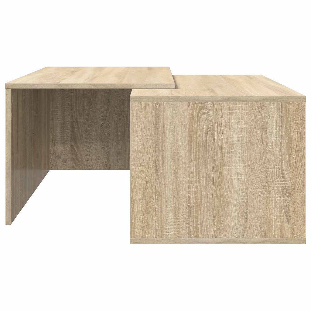 Set di Tavolini da Caffè 2 pcs Rovere Sonoma Legno multistrato