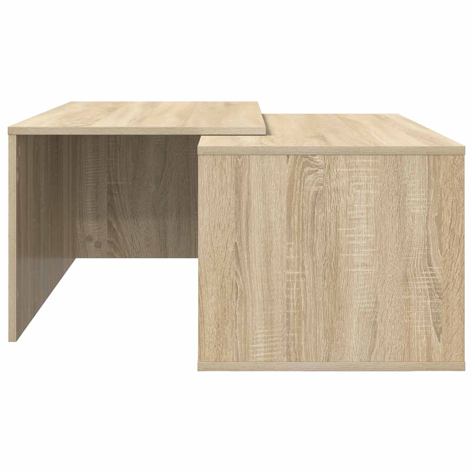Set di Tavolini da Caffè 2 pcs Rovere Sonoma Legno multistrato