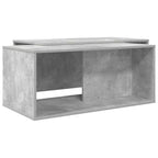 Set di Tavolini da Caffè 2 pcs Grigio cemento Legno multistrato