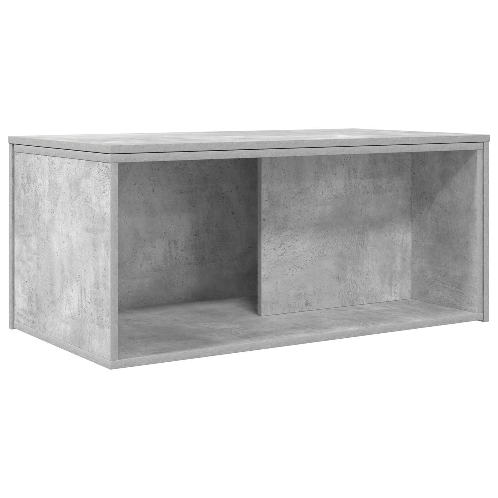 Set di Tavolini da Caffè 2 pcs Grigio cemento Legno multistrato
