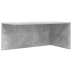 Set di Tavolini da Caffè 2 pcs Grigio cemento Legno multistrato