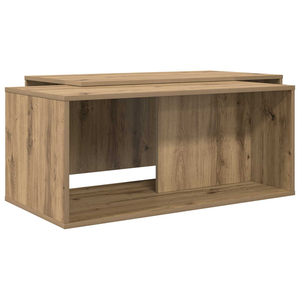 Set di Tavolini da Caffè 2 pcs Rovere artigianale
