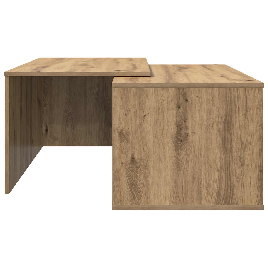 Set di Tavolini da Caffè 2 pcs Rovere artigianale