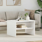 Tavolino da salotto Bianco 60 x 50 x 40 cm Legno multistrato