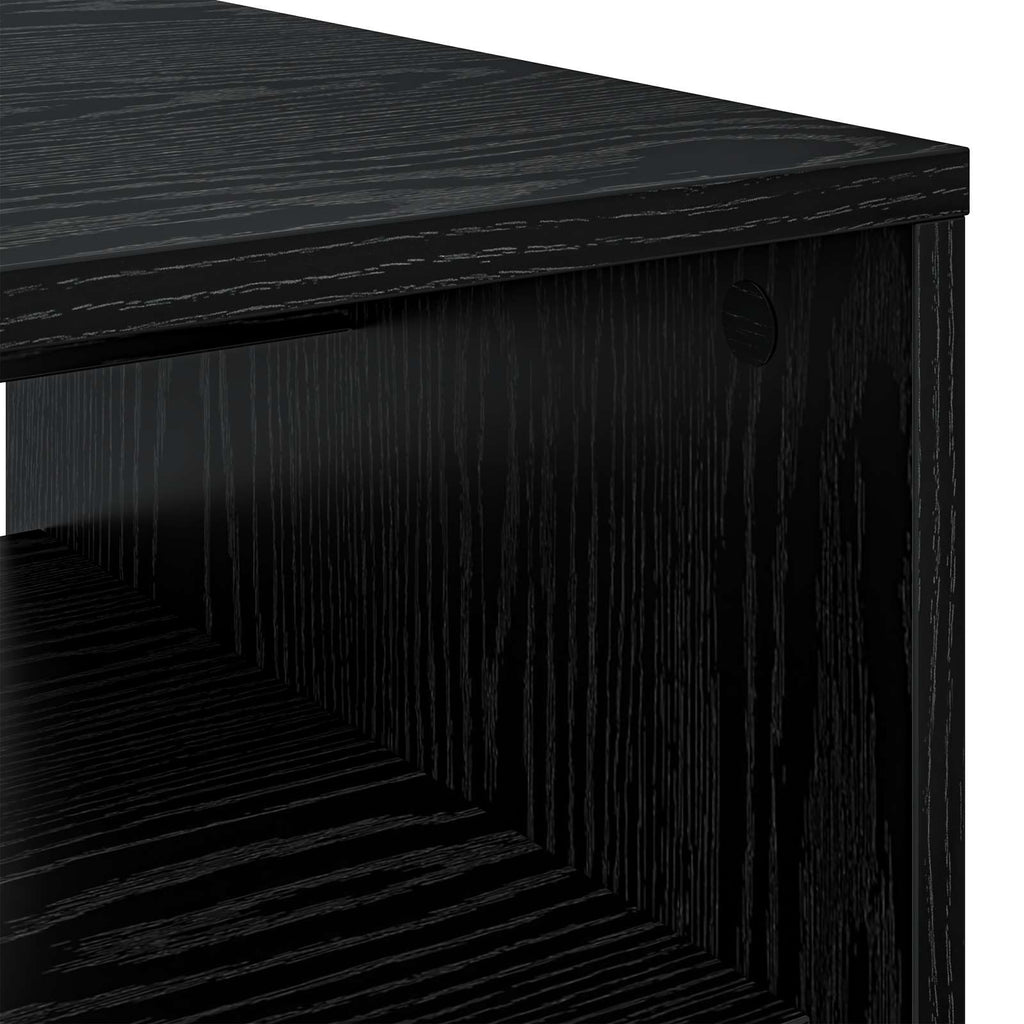 Tavolino da salotto Rovere Nero 60 x 50 x 40 cm