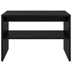 Tavolino da salotto Rovere Nero 60 x 50 x 40 cm