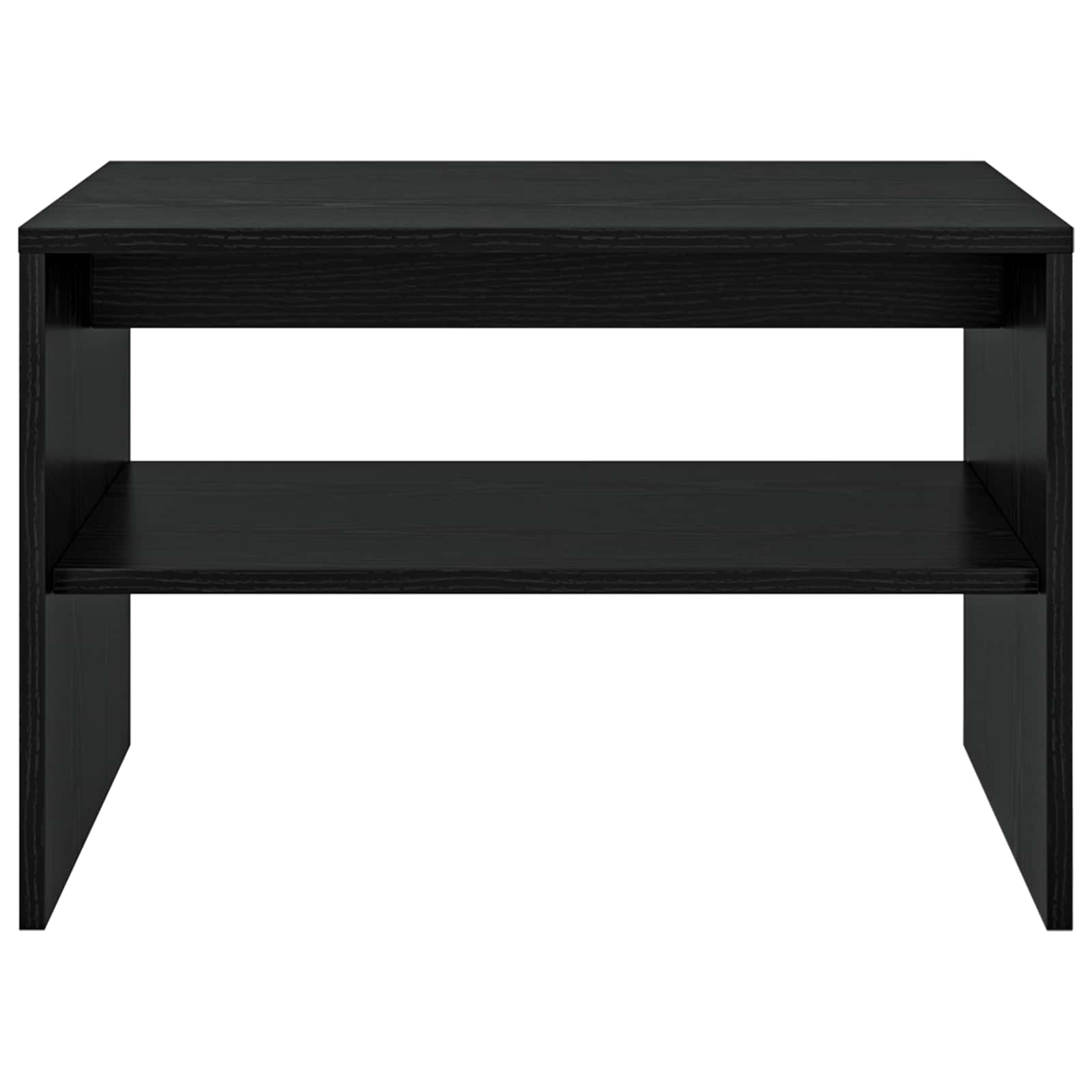 Tavolino da salotto Rovere Nero 60 x 50 x 40 cm