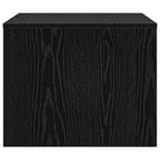 Tavolino da salotto Rovere Nero 60 x 50 x 40 cm