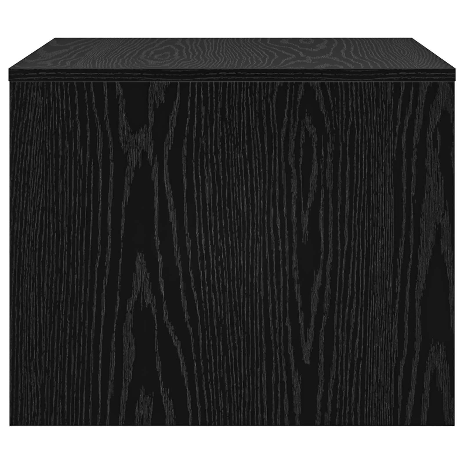 Tavolino da salotto Rovere Nero 60 x 50 x 40 cm