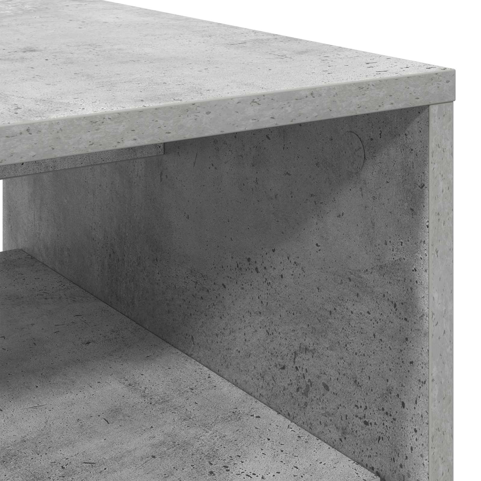 Tavolino da salotto Grigio cemento 60 x 50 x 40 cm