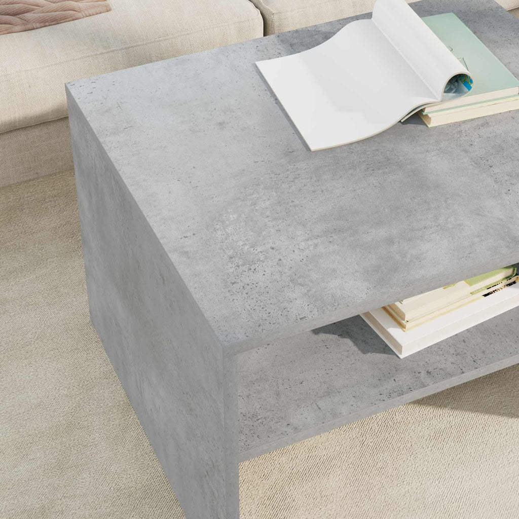 Tavolino da salotto Grigio cemento 60 x 50 x 40 cm