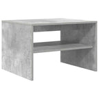 Tavolino da salotto Grigio cemento 60 x 50 x 40 cm