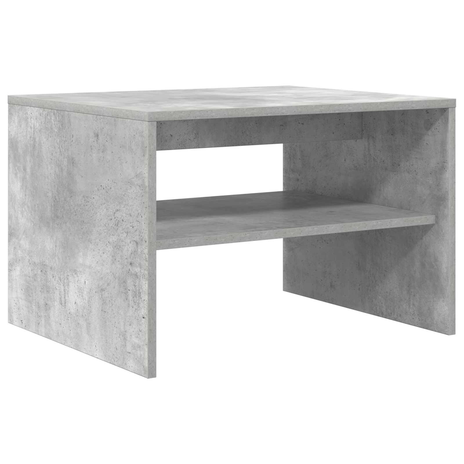 Tavolino da salotto Grigio cemento 60 x 50 x 40 cm