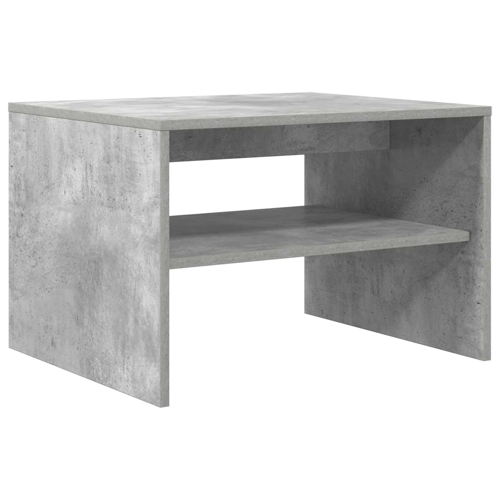Tavolino da salotto Grigio cemento 60 x 50 x 40 cm