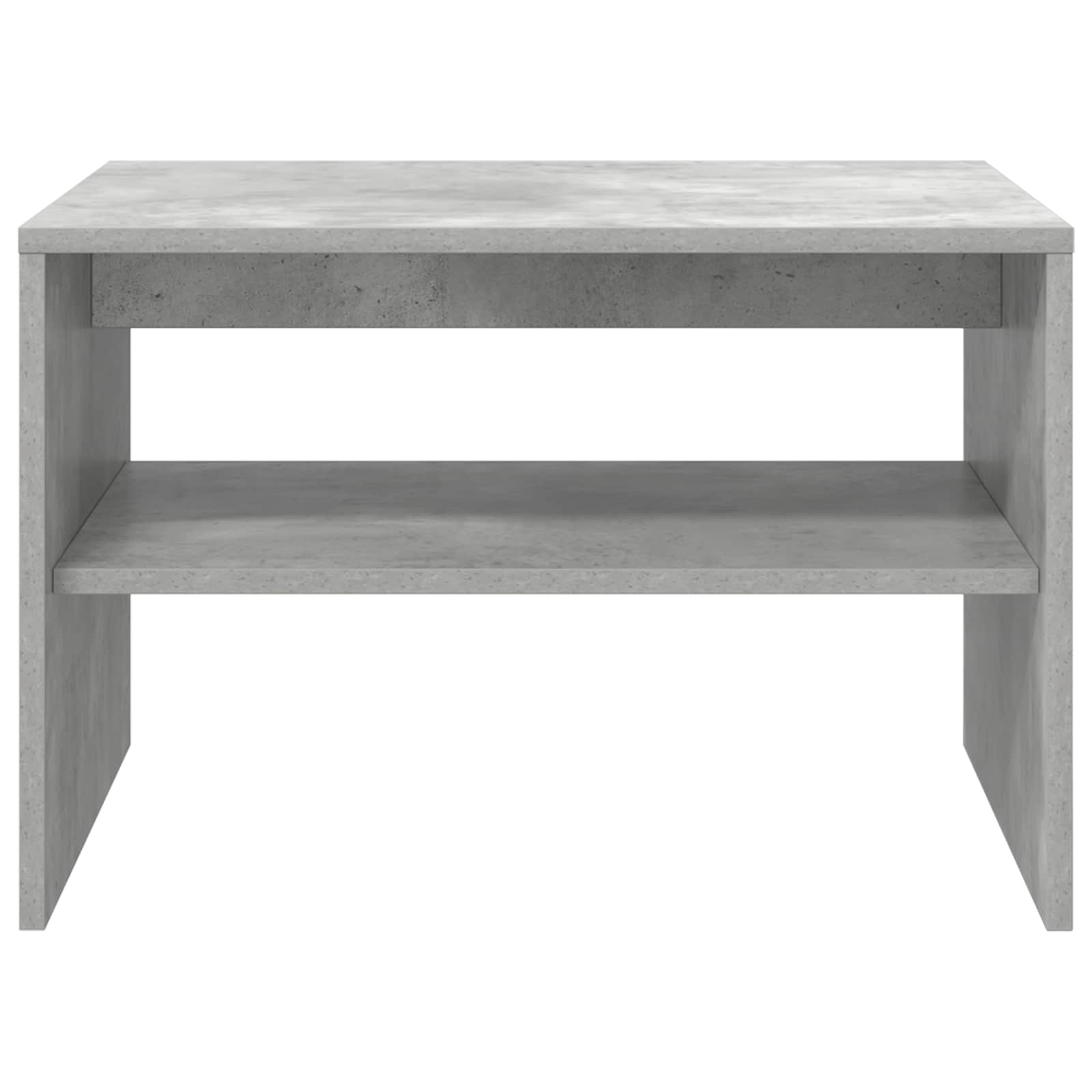 Tavolino da salotto Grigio cemento 60 x 50 x 40 cm
