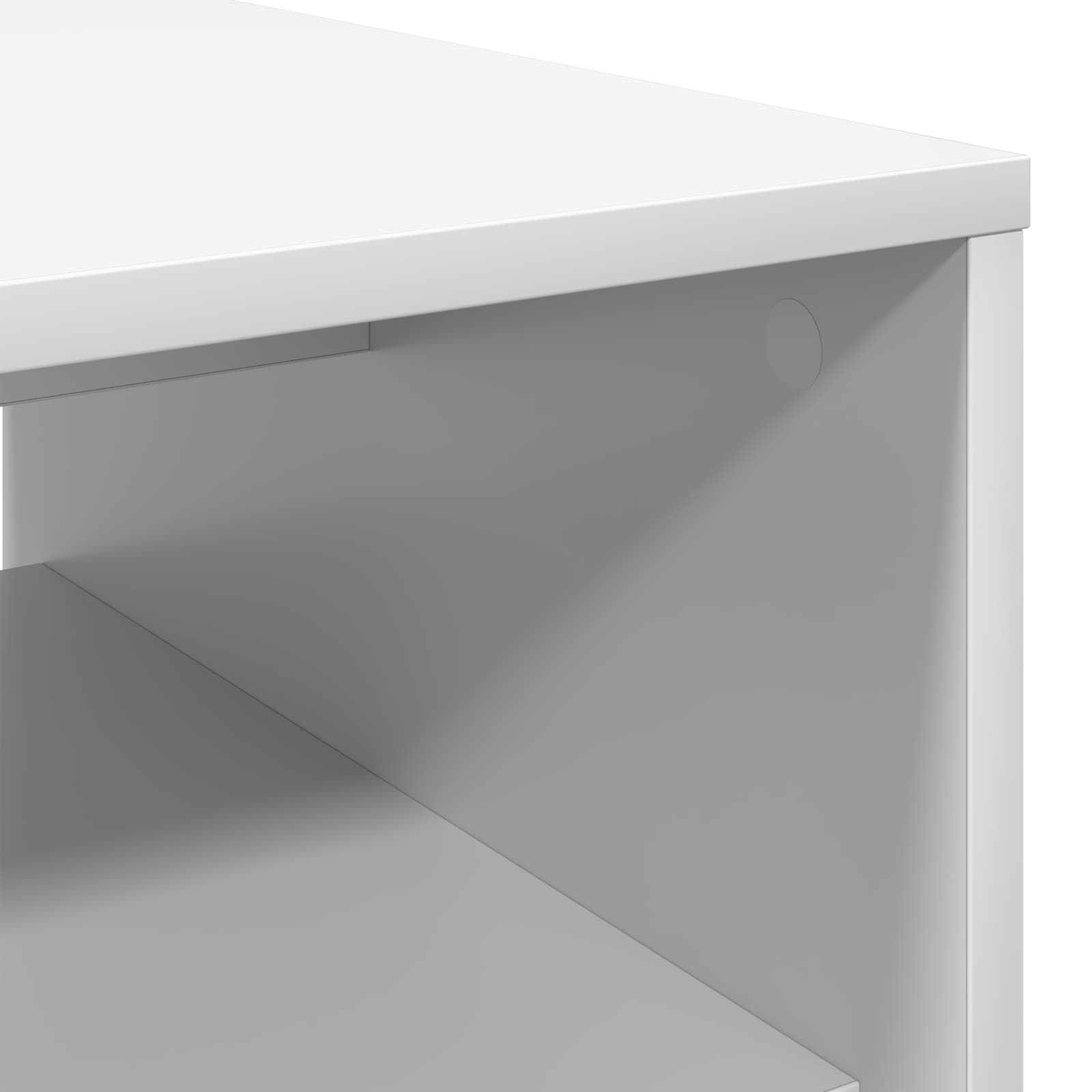 Tavolino da salotto Bianco 80 x 50 x 40 cm Legno multistrato