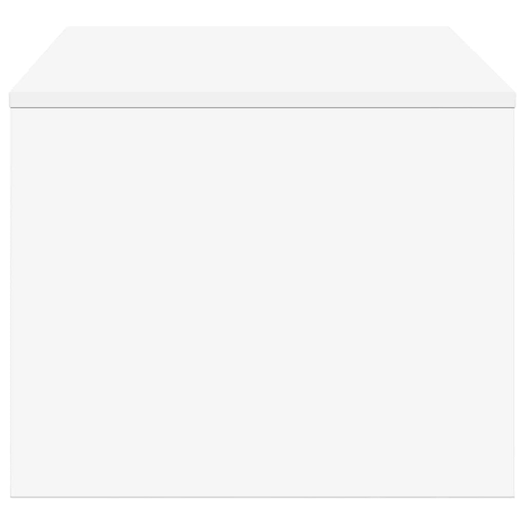 Tavolino da salotto Bianco 80 x 50 x 40 cm Legno multistrato