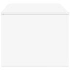 Tavolino da salotto Bianco 80 x 50 x 40 cm Legno multistrato