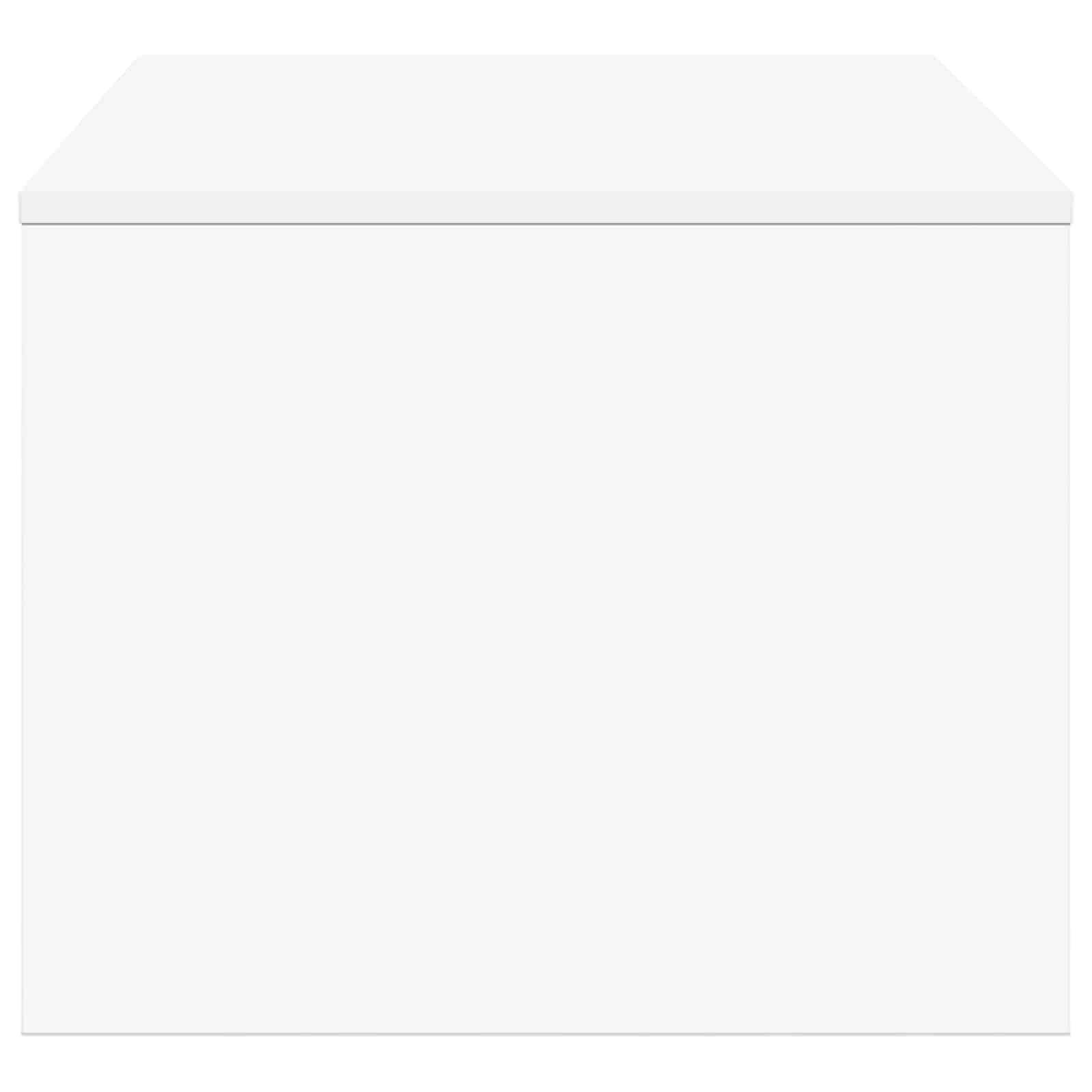 Tavolino da salotto Bianco 80 x 50 x 40 cm Legno multistrato