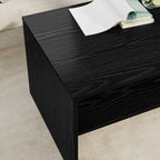 Tavolino da salotto Rovere Nero 80 x 50 x 40 cm