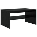 Tavolino da salotto Rovere Nero 80 x 50 x 40 cm