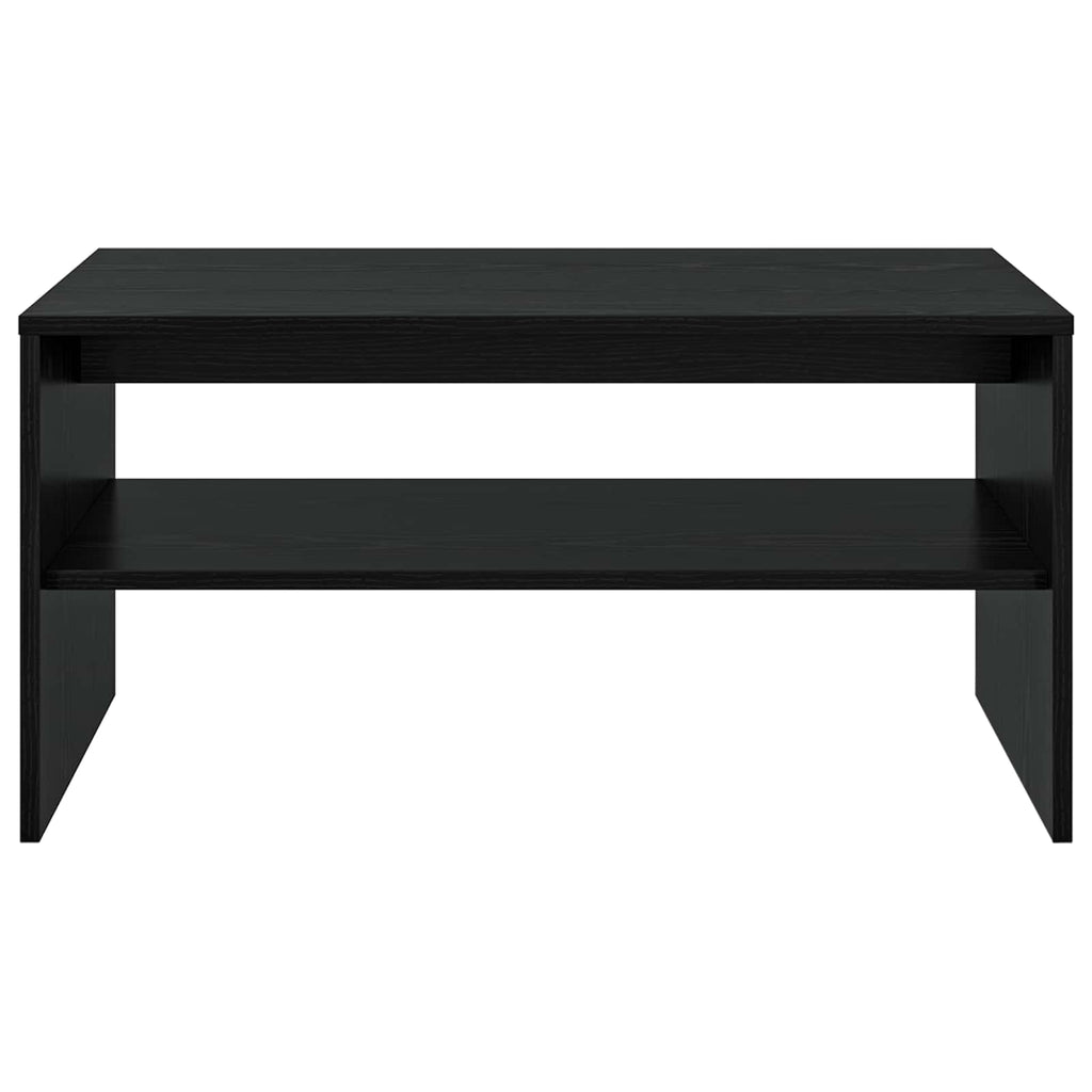 Tavolino da salotto Rovere Nero 80 x 50 x 40 cm
