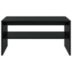 Tavolino da salotto Rovere Nero 80 x 50 x 40 cm