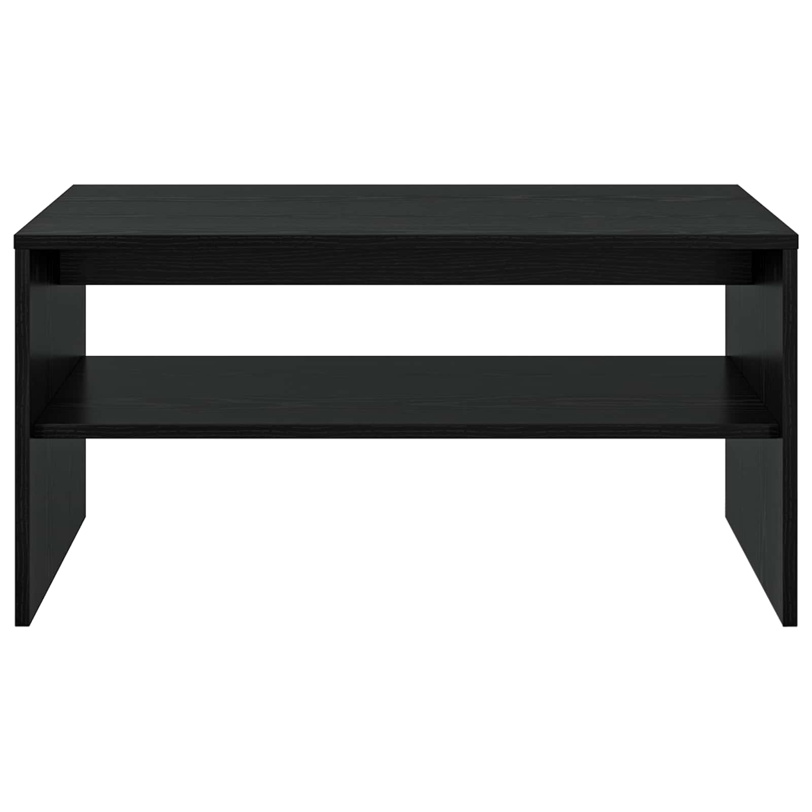 Tavolino da salotto Rovere Nero 80 x 50 x 40 cm