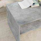 Tavolino da salotto Grigio cemento 80 x 50 x 40 cm