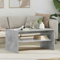 Tavolino da salotto Grigio cemento 80 x 50 x 40 cm