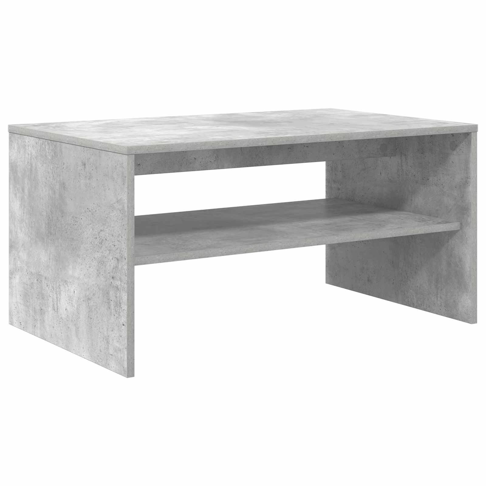 Tavolino da salotto Grigio cemento 80 x 50 x 40 cm