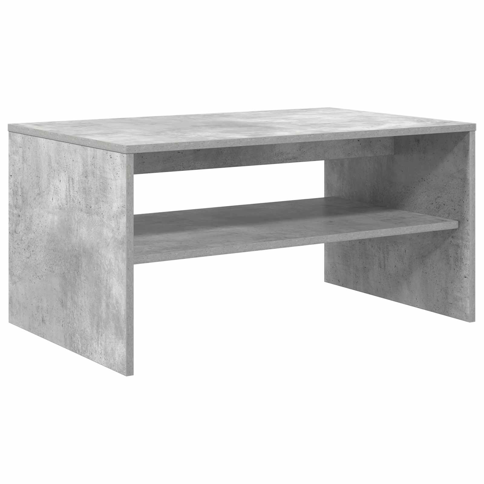 Tavolino da salotto Grigio cemento 80 x 50 x 40 cm
