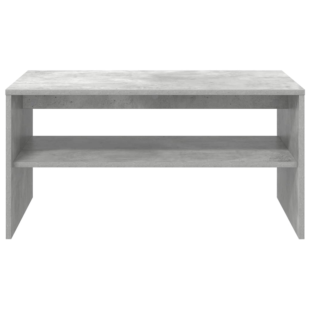 Tavolino da salotto Grigio cemento 80 x 50 x 40 cm