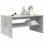 Tavolino da salotto Grigio cemento 80 x 50 x 40 cm
