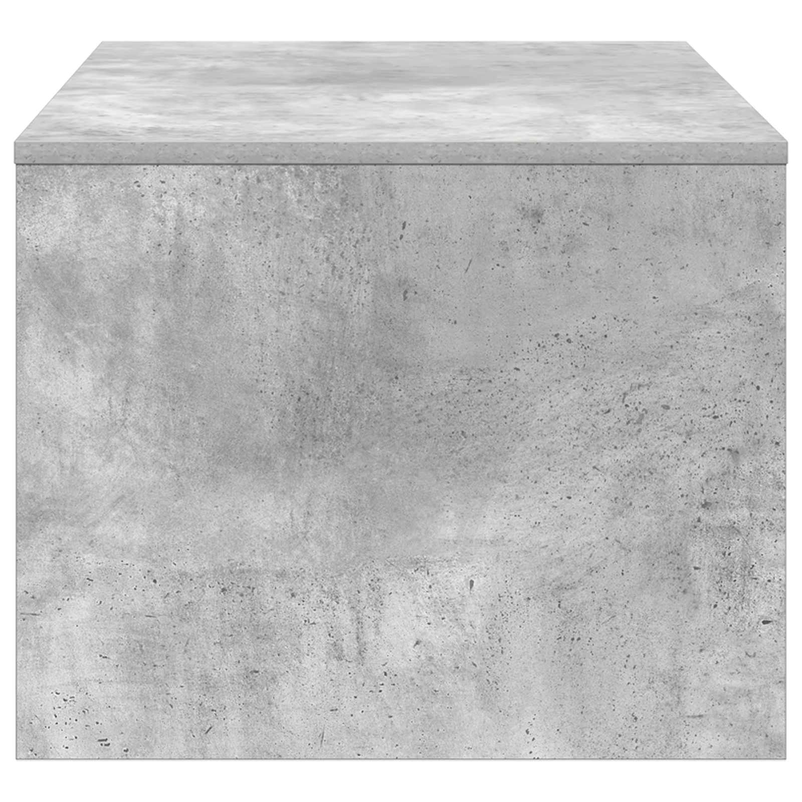 Tavolino da salotto Grigio cemento 80 x 50 x 40 cm