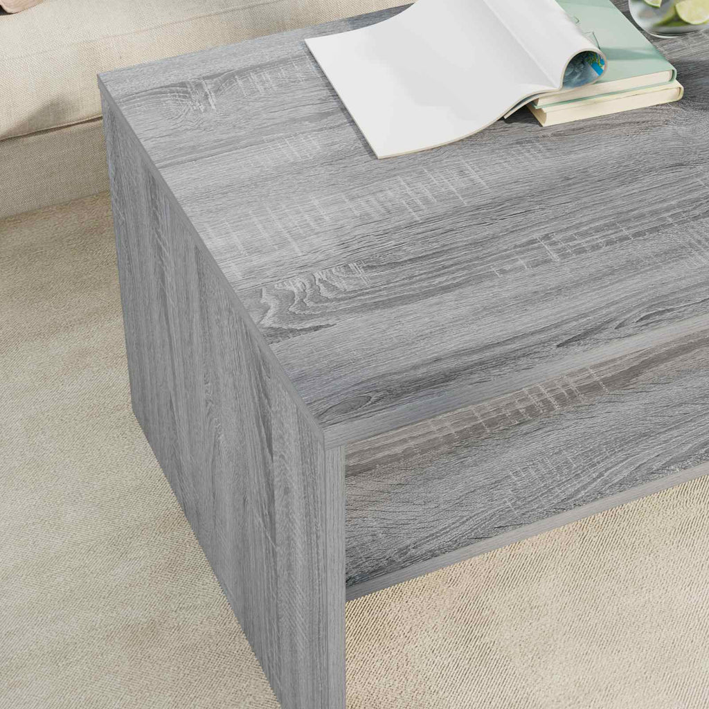 Tavolino da salotto Grigio Sonoma 80 x 50 x 40 cm