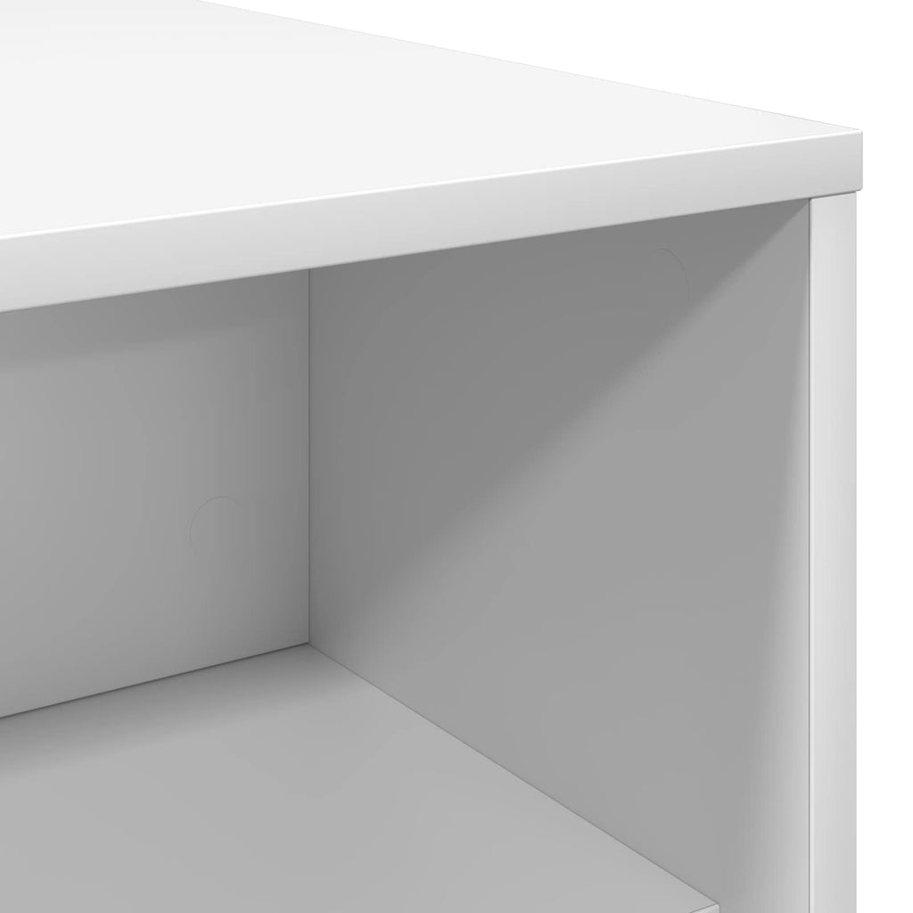 Tavolino da salotto Bianco 100 x 50 x 40 cm Legno multistrato
