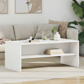 Tavolino da salotto Bianco 100 x 50 x 40 cm Legno multistrato