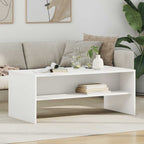 Tavolino da salotto Bianco 100 x 50 x 40 cm Legno multistrato