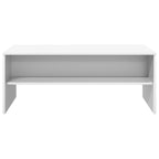 Tavolino da salotto Bianco 100 x 50 x 40 cm Legno multistrato