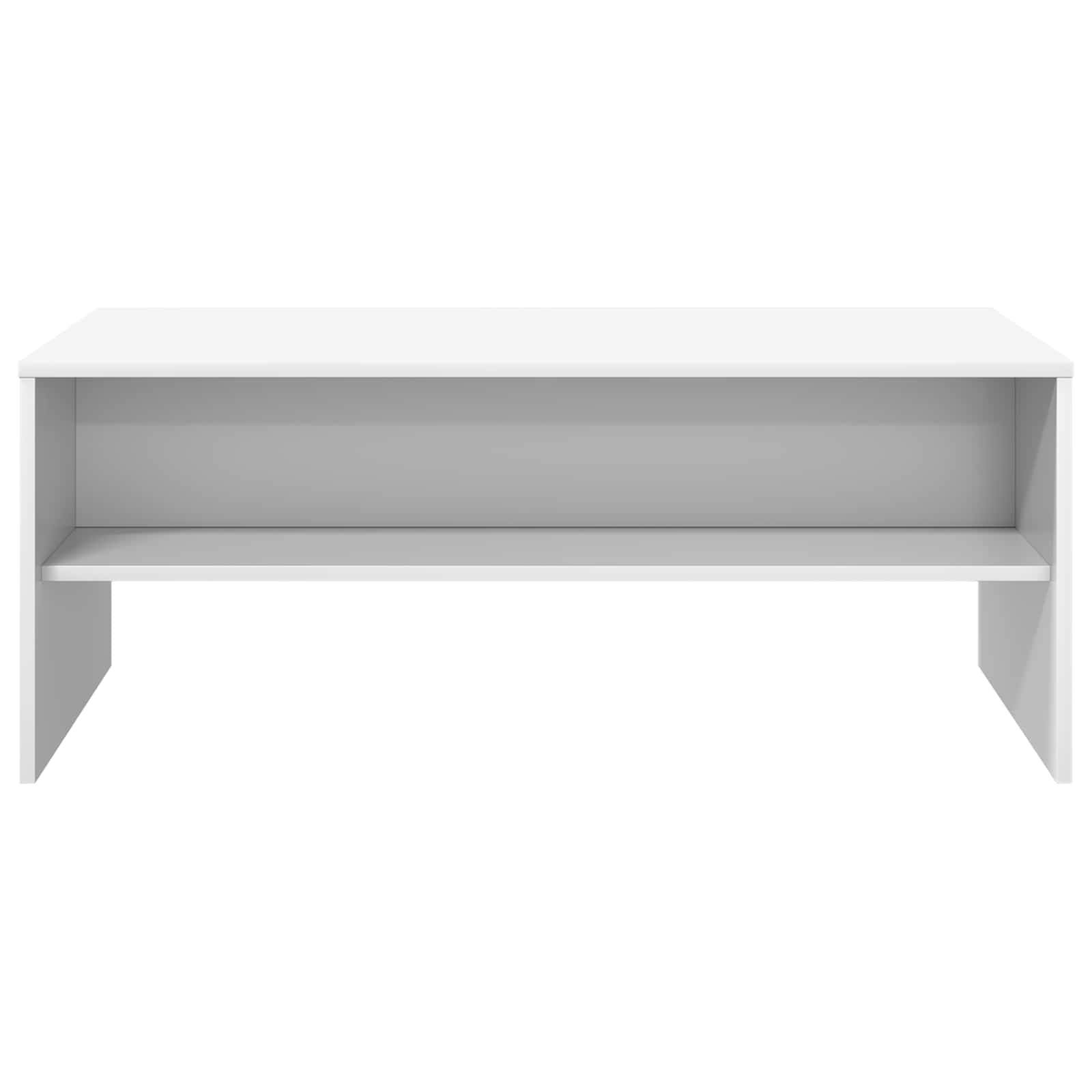 Tavolino da salotto Bianco 100 x 50 x 40 cm Legno multistrato
