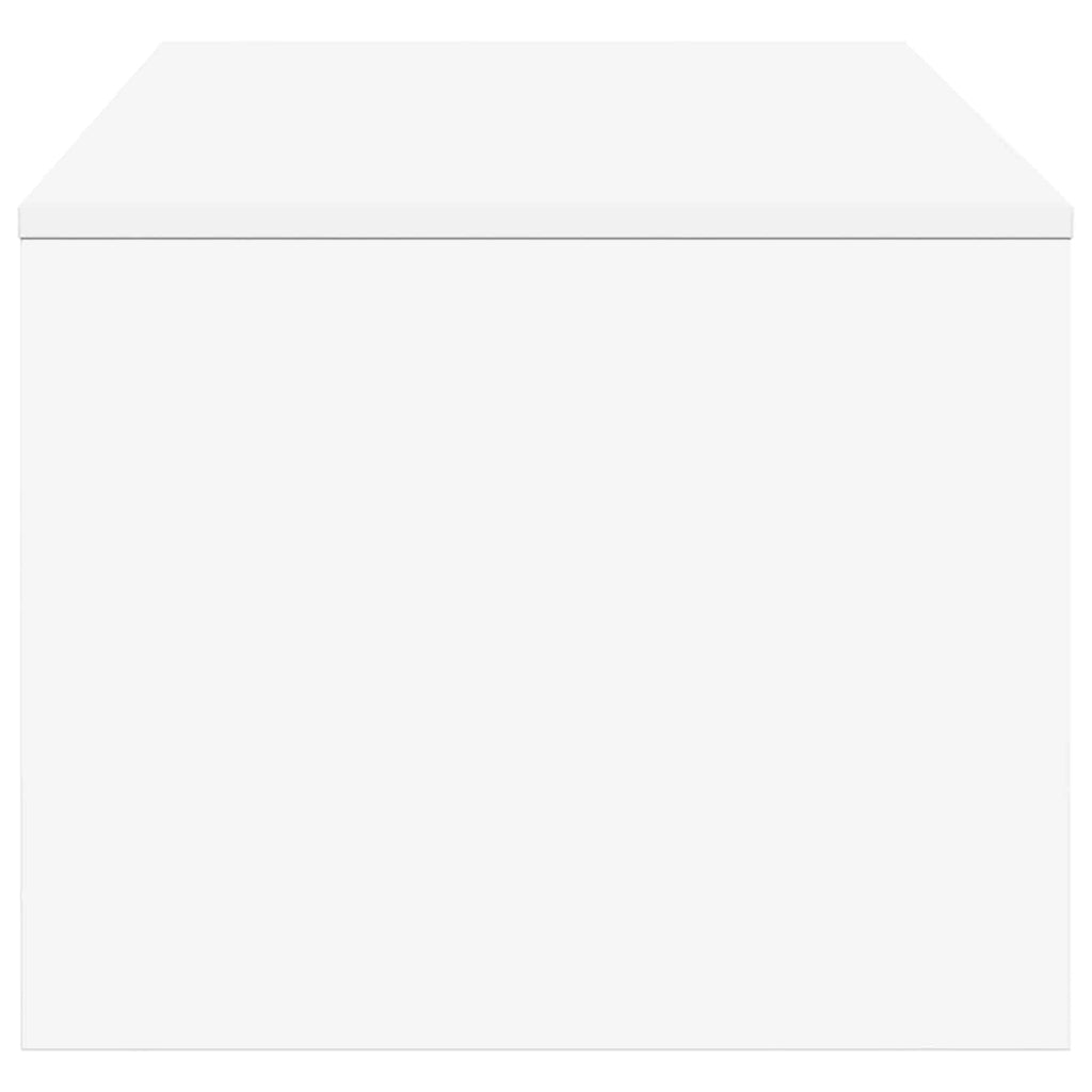 Tavolino da salotto Bianco 100 x 50 x 40 cm Legno multistrato