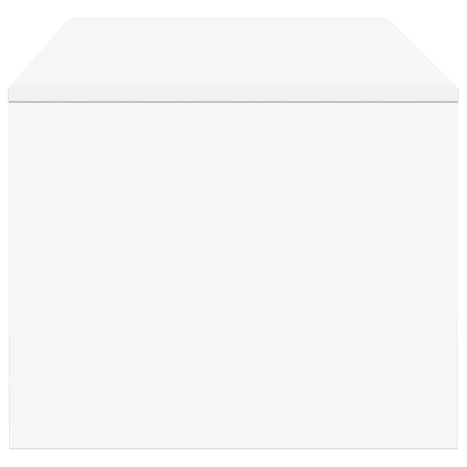 Tavolino da salotto Bianco 100 x 50 x 40 cm Legno multistrato