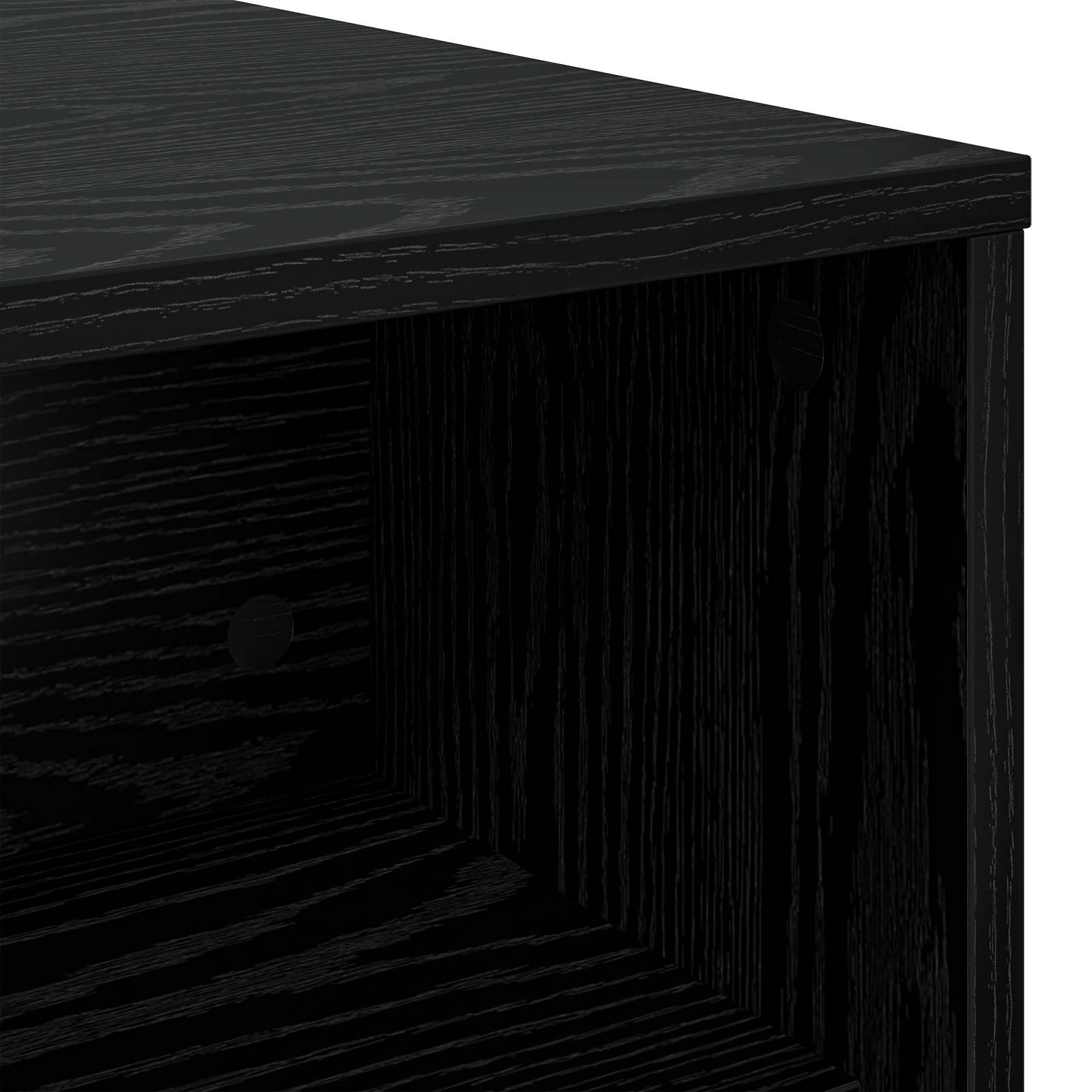 Tavolino da salotto Rovere Nero 100 x 50 x 40 cm