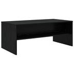 Tavolino da salotto Rovere Nero 100 x 50 x 40 cm