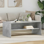 Tavolino da salotto Grigio cemento 100 x 50 x 40 cm