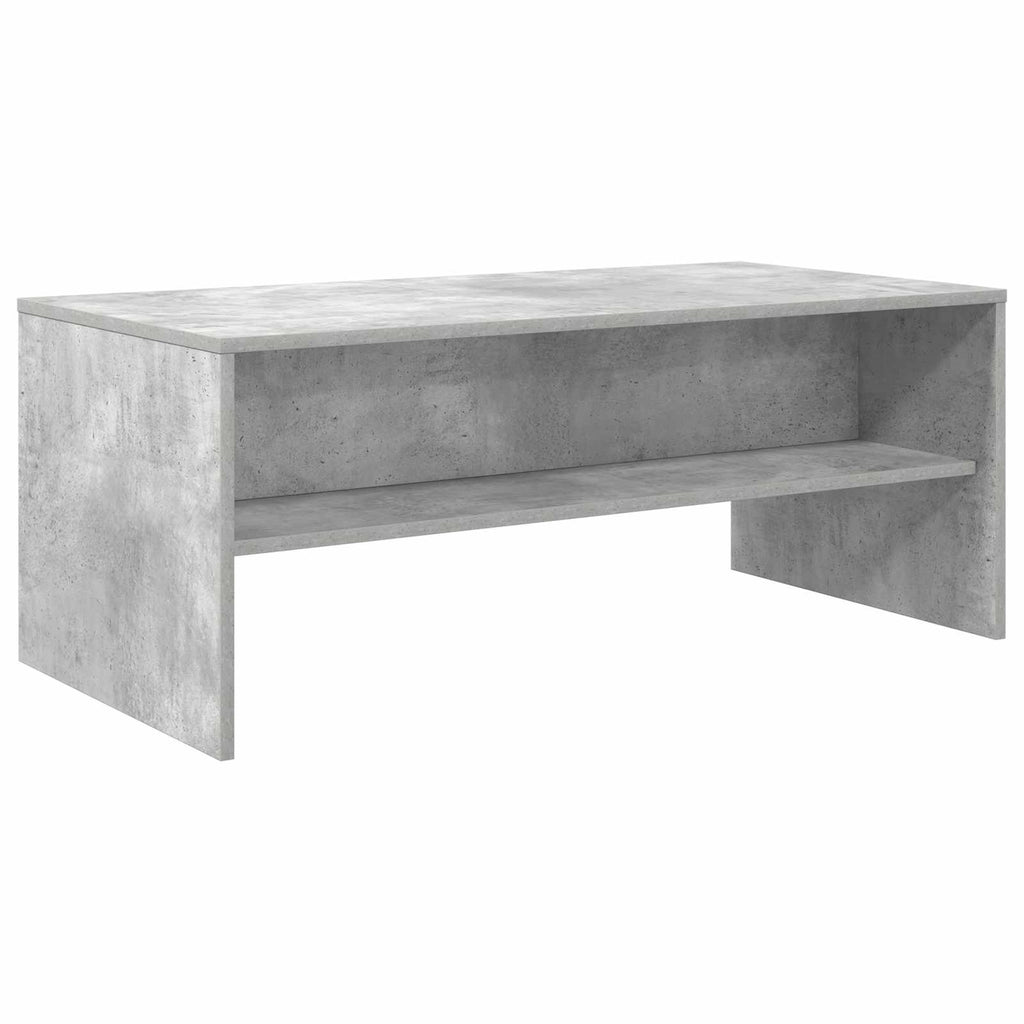 Tavolino da salotto Grigio cemento 100 x 50 x 40 cm