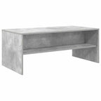 Tavolino da salotto Grigio cemento 100 x 50 x 40 cm