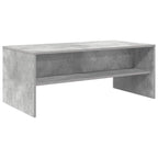 Tavolino da salotto Grigio cemento 100 x 50 x 40 cm