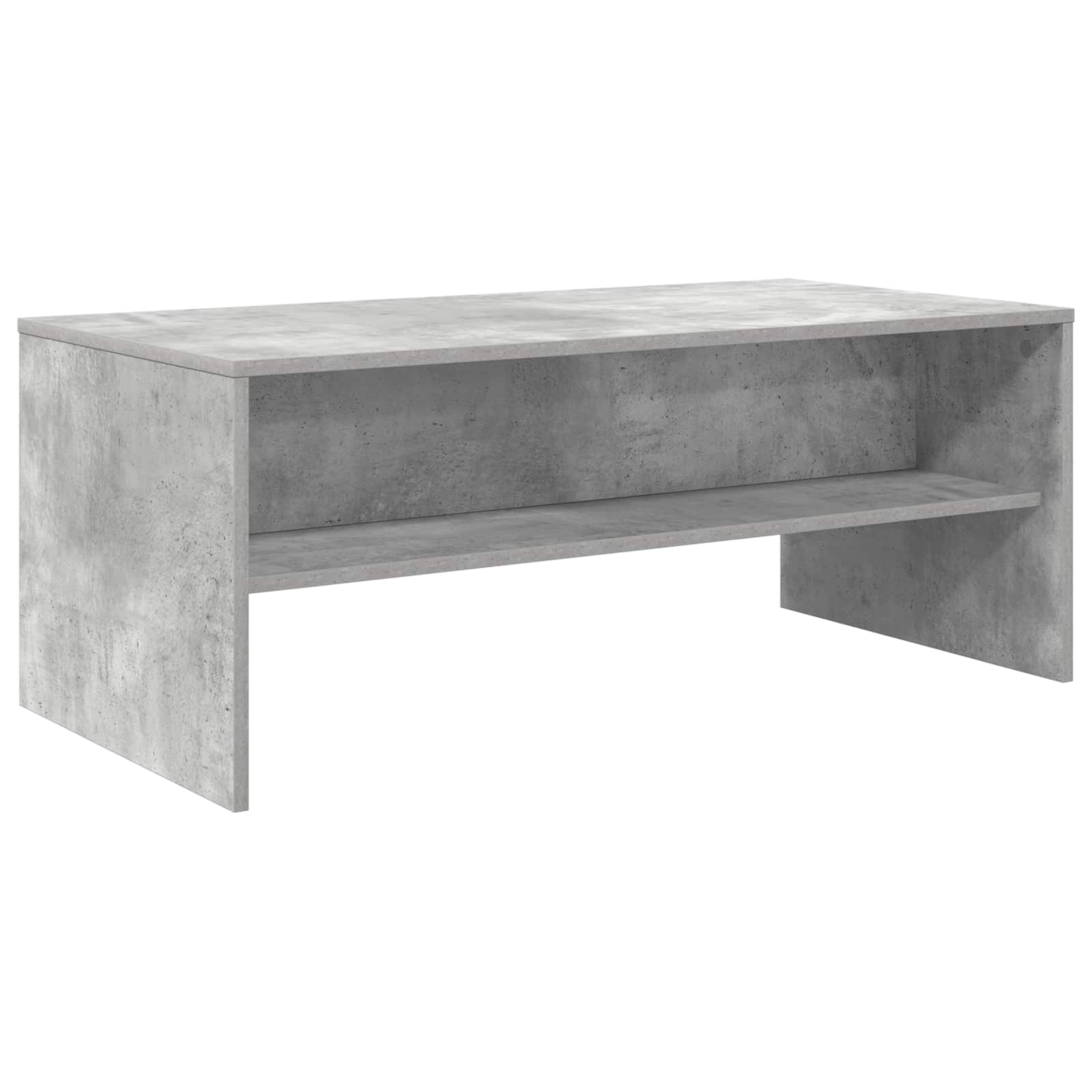 Tavolino da salotto Grigio cemento 100 x 50 x 40 cm